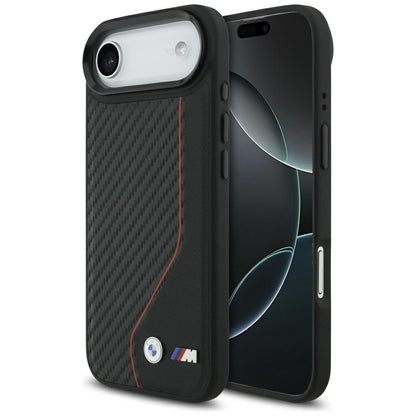 BMW M Carbon Line &amp; Logo MagSafe Case for iPhone Air - Red_0