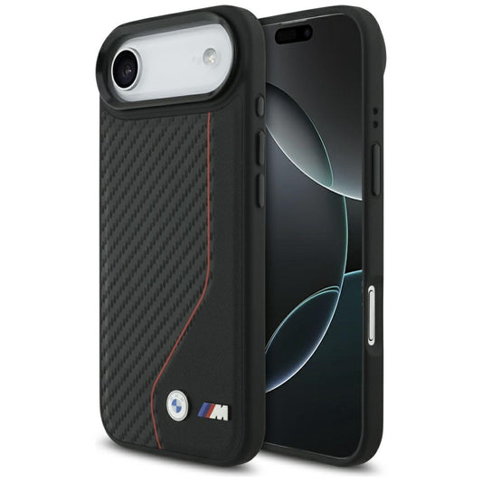 BMW M Carbon Line &amp; Logo MagSafe Case for iPhone Air - Red_0