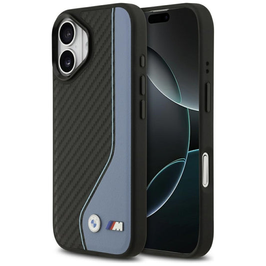 BMW M Carbon Logo MagSafe Case for iPhone 17 - Blue_0