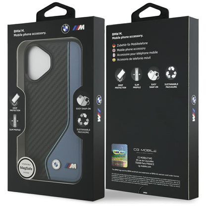 BMW M Carbon Logo MagSafe Case for iPhone 17 - Blue_7