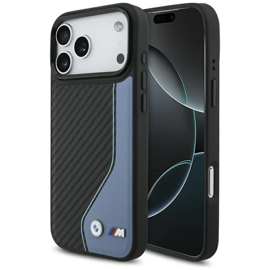 BMW M Carbon Logo MagSafe Case for iPhone 17 Pro Max - Blue_0