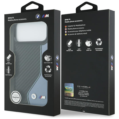 BMW M Carbon Logo MagSafe Case for iPhone 17 Pro Max - Blue_7