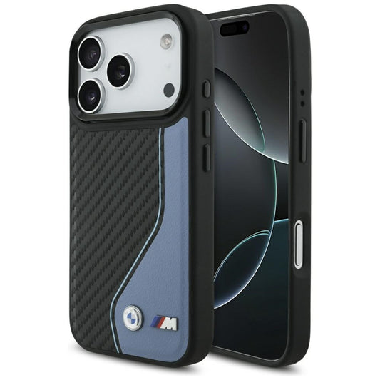 BMW M Carbon Logo MagSafe Case for iPhone 17 Pro - Blue_0