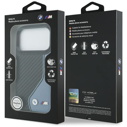 BMW M Carbon Logo MagSafe Case for iPhone 17 Pro - Blue_7