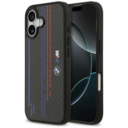 BMW M Kevlar Lines &amp; Logo MagSafe Case for iPhone 17 - Black_0
