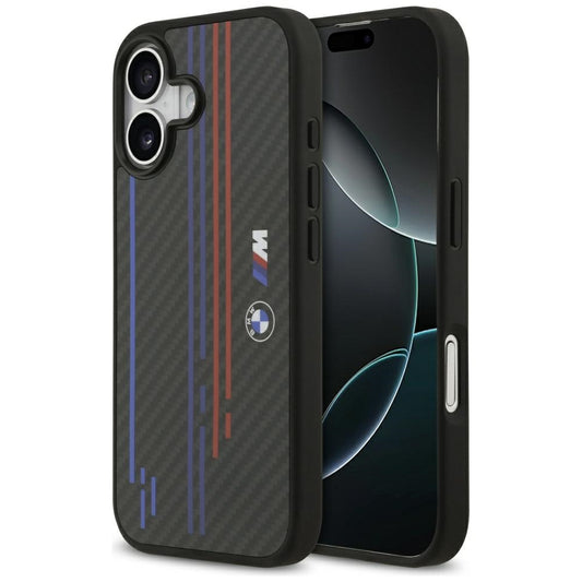 BMW M Kevlar Lines &amp; Logo MagSafe Case for iPhone 17 - Black_0
