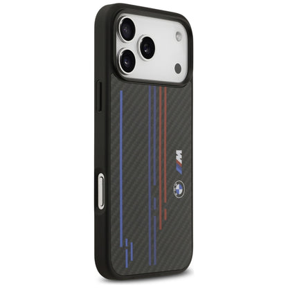 BMW M Kevlar Lines &amp; Logo MagSafe Case for iPhone 17 Pro Max - Black_3