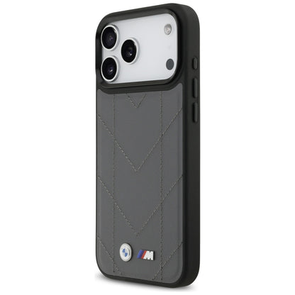 BMW M Quilted Logo MagSafe case for iPhone 17 Pro Max - graphite_1