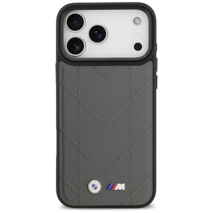 BMW M Quilted Logo MagSafe case for iPhone 17 Pro Max - graphite_2