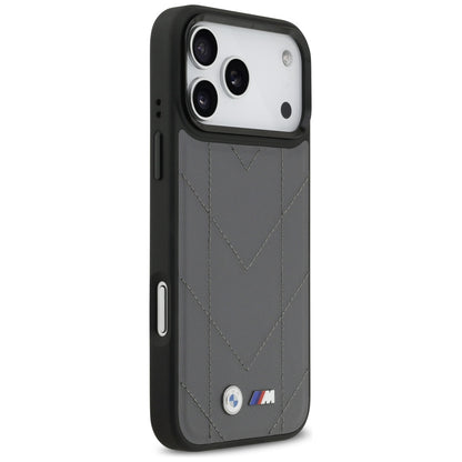 BMW M Quilted Logo MagSafe case for iPhone 17 Pro Max - graphite_3