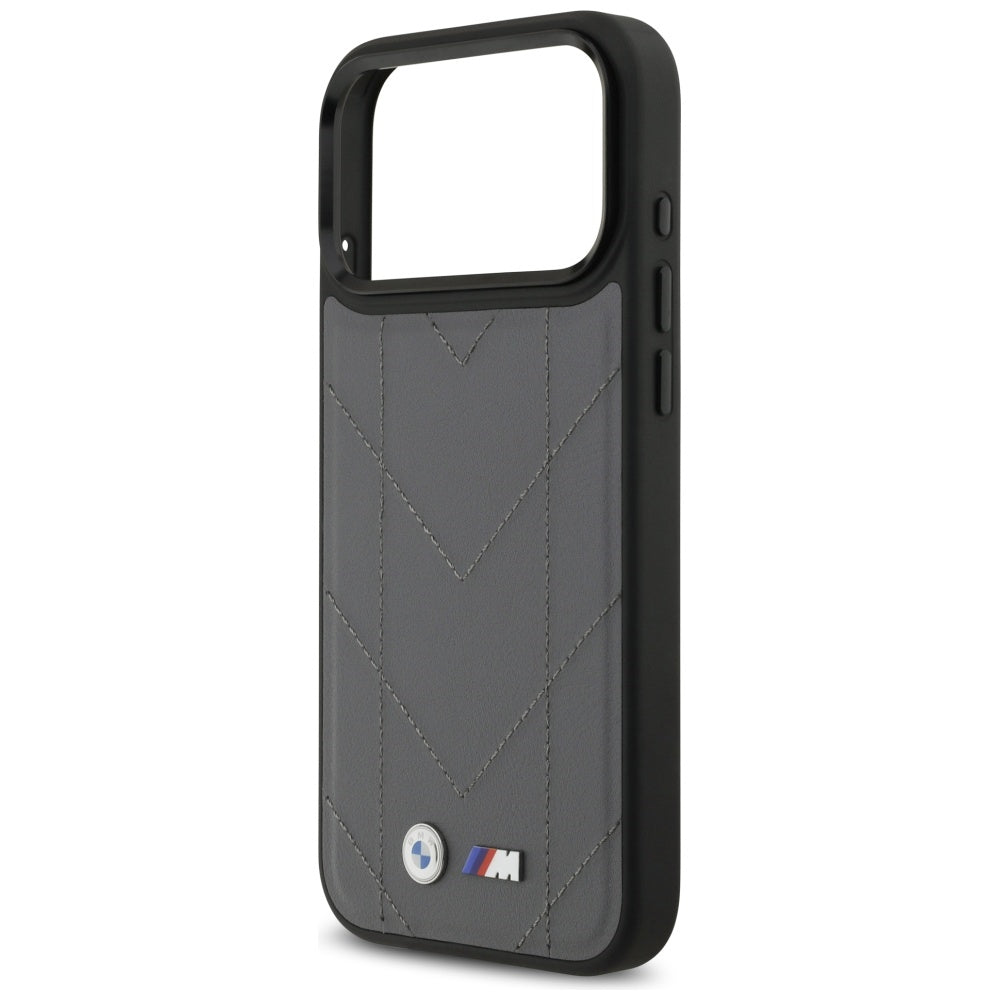 BMW M Quilted Logo MagSafe case for iPhone 17 Pro Max - graphite_5