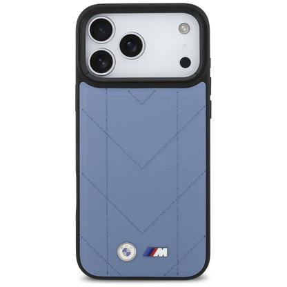 BMW M Quilted Logo MagSafe Case for iPhone 17 Pro Max - Blue_2
