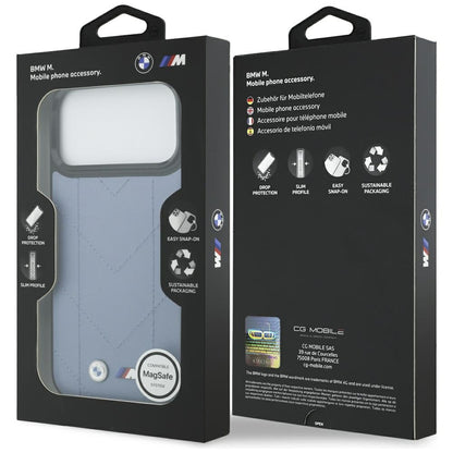 BMW M Quilted Logo MagSafe Case for iPhone 17 Pro Max - Blue_7