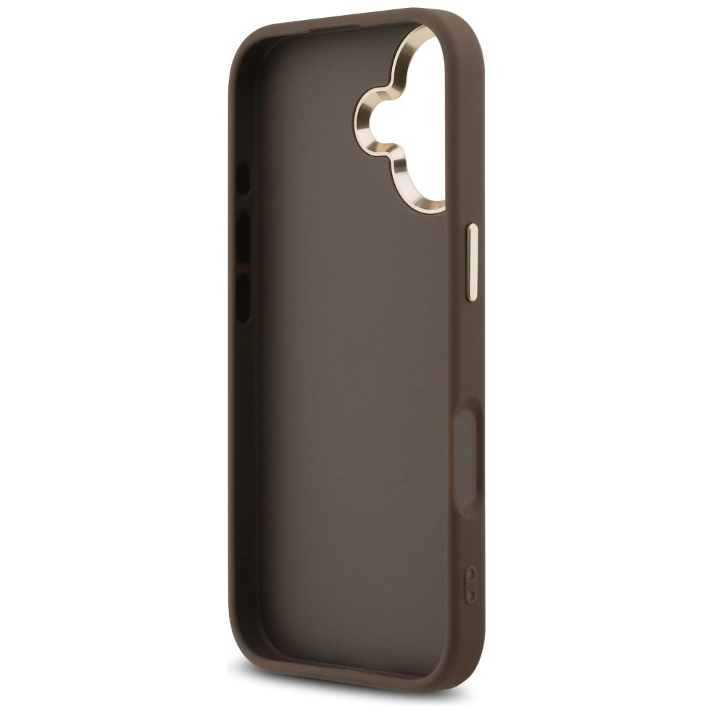 Guess 4G Big 4G Classic Logo Case for iPhone 17 - Brown and Gold_6