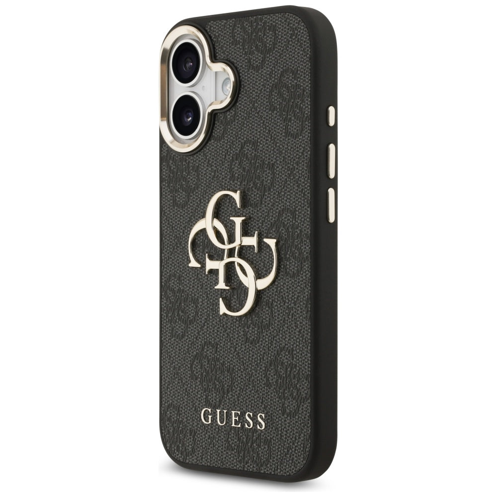 Guess 4G Big 4G Classic Logo Case for iPhone 17 - Black and Gold_1