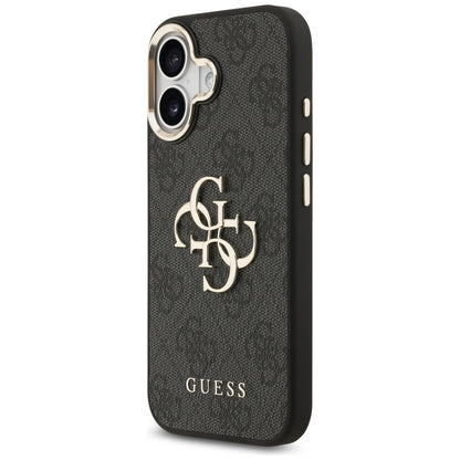 Guess 4G Big 4G Classic Logo Case for iPhone 17 - Black and Gold_1
