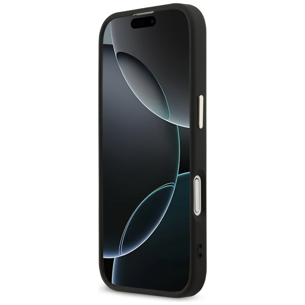 Guess 4G Big 4G Classic Logo Case for iPhone 17 - Black and Gold_4
