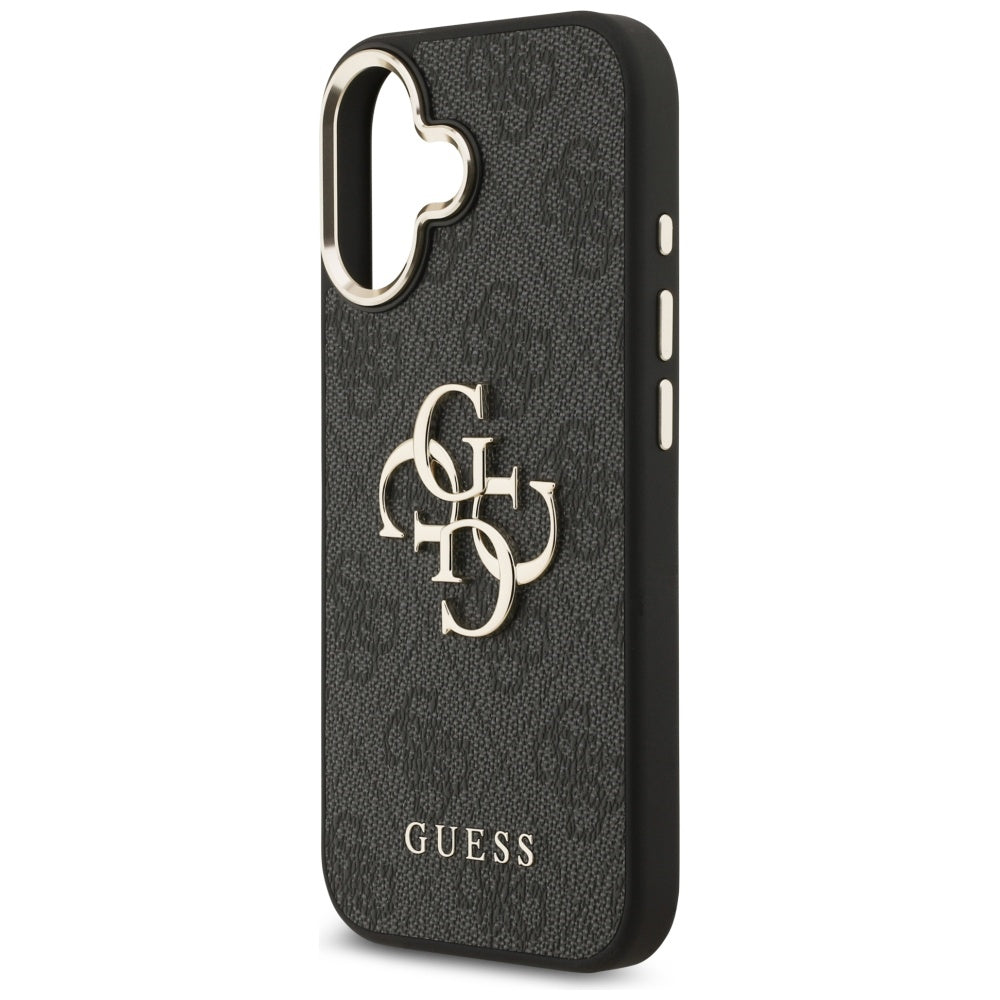 Guess 4G Big 4G Classic Logo Case for iPhone 17 - Black and Gold_5
