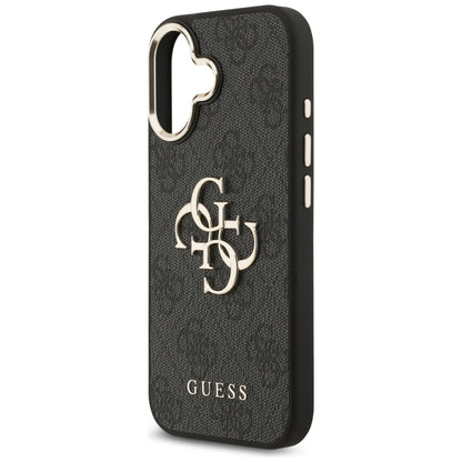 Guess 4G Big 4G Classic Logo Case for iPhone 17 - Black and Gold_5