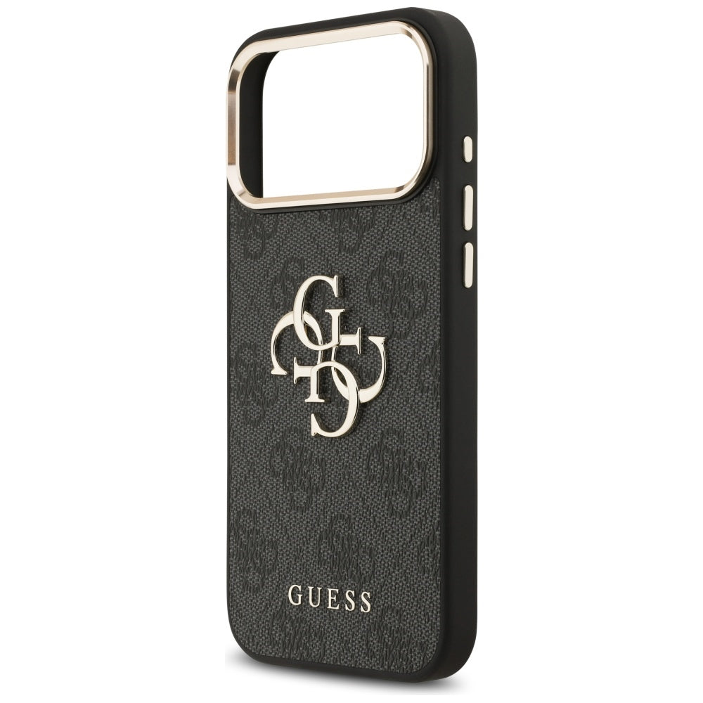 Guess 4G Big 4G Classic Logo Case for iPhone 17 Pro Max - Black and Gold_5