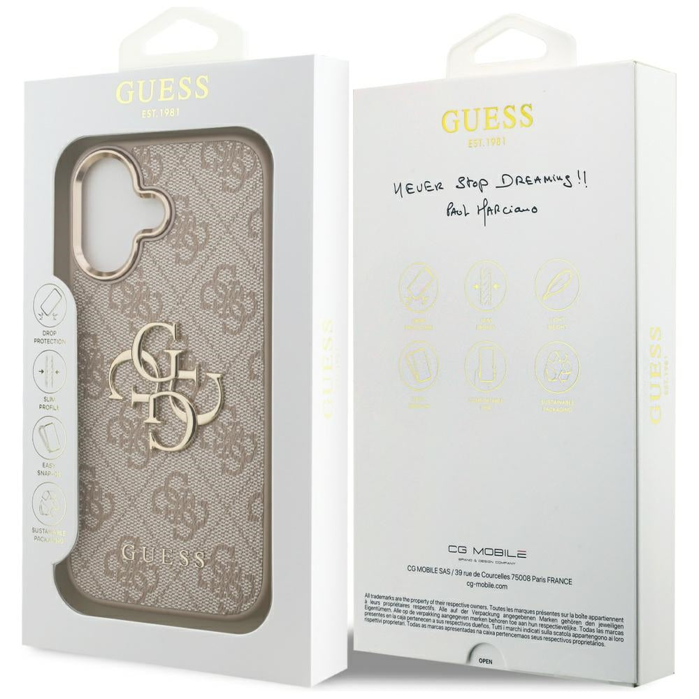 Guess 4G Big 4G Classic Logo Case for iPhone 17 - Rose Gold_7