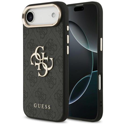 Guess 4G Big 4G Classic Logo Case for iPhone Air - Black and Gold_0