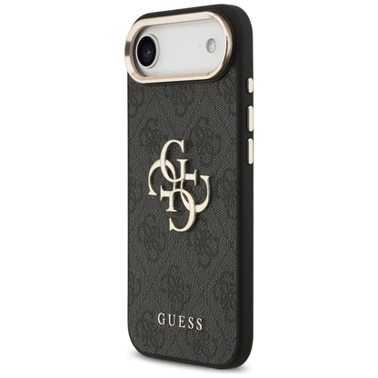 Guess 4G Big 4G Classic Logo Case for iPhone Air - Black and Gold_1