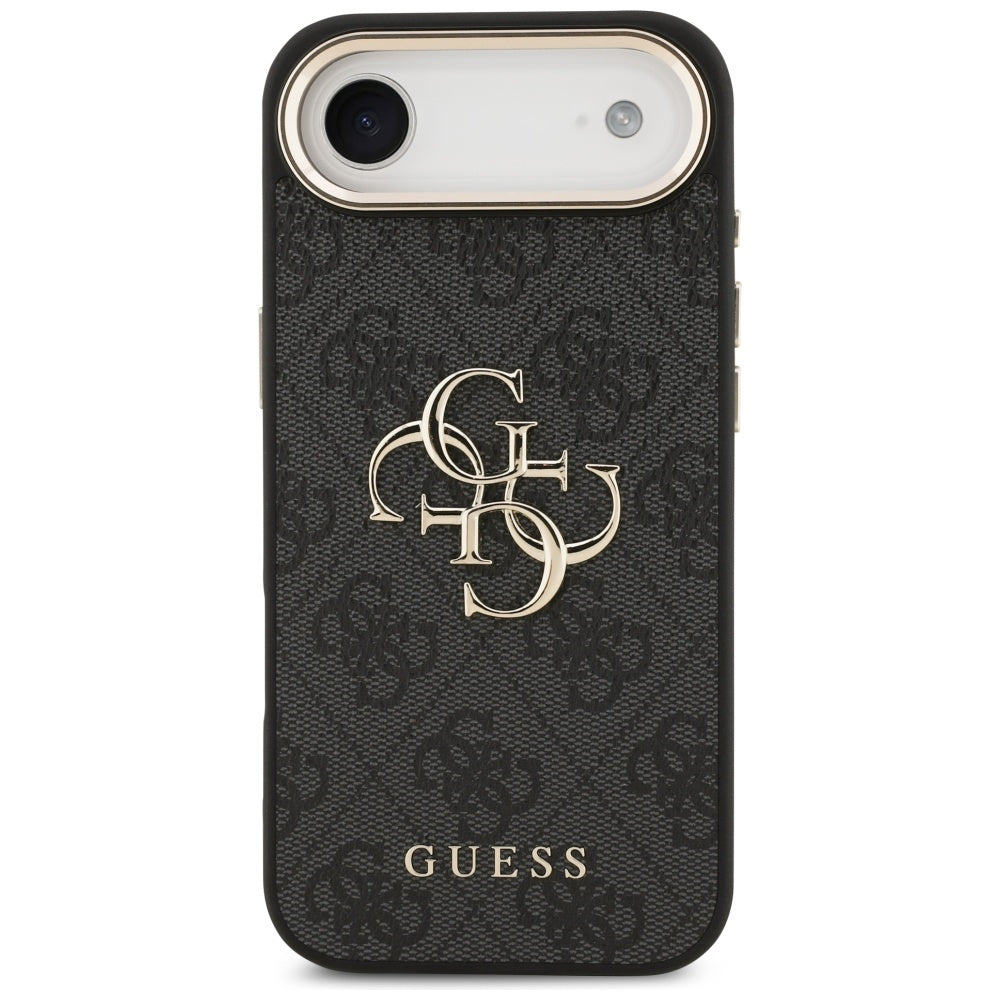Guess 4G Big 4G Classic Logo Case for iPhone Air - Black and Gold_2