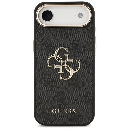 Guess 4G Big 4G Classic Logo Case for iPhone Air - Black and Gold_2