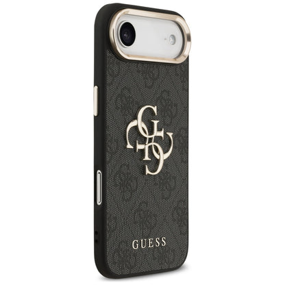 Guess 4G Big 4G Classic Logo Case for iPhone Air - Black and Gold_3
