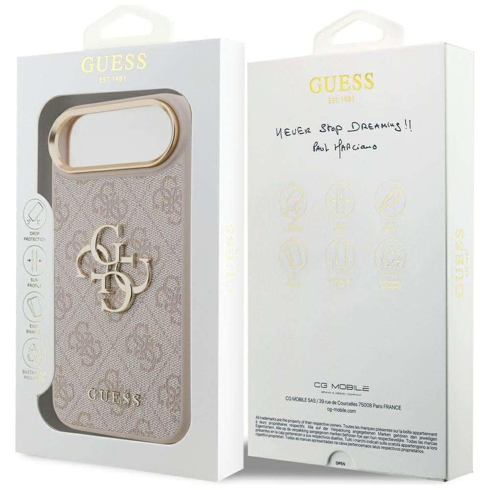 Guess 4G Big 4G Classic Logo iPhone Air Case - Rose Gold_7