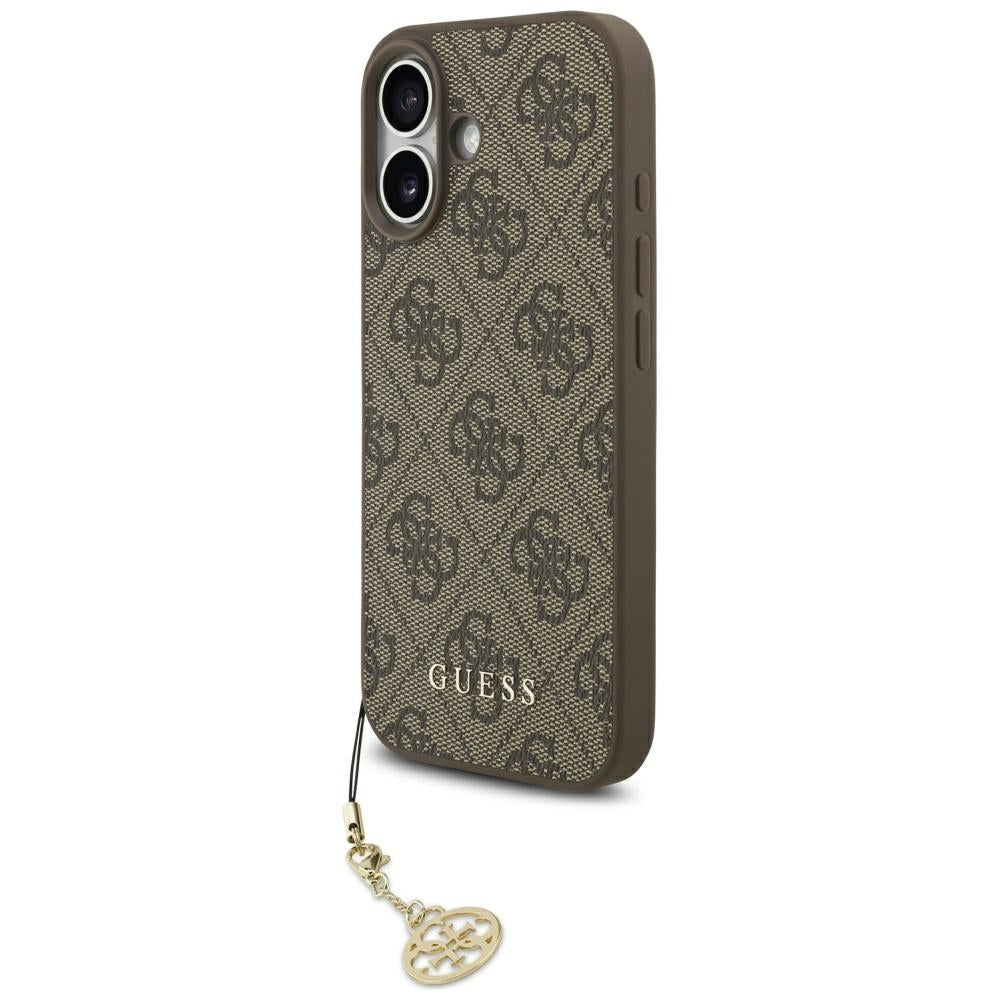 Guess 4G Charms Collection MagSafe case for iPhone 17 - brown_0