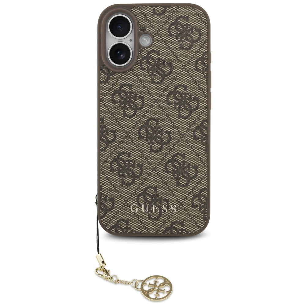 Guess 4G Charms Collection MagSafe case for iPhone 17 - brown_1