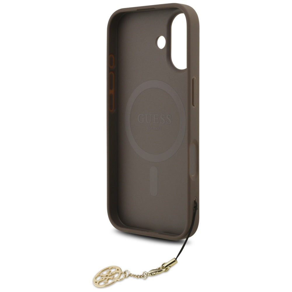 Guess 4G Charms Collection MagSafe case for iPhone 17 - brown_5
