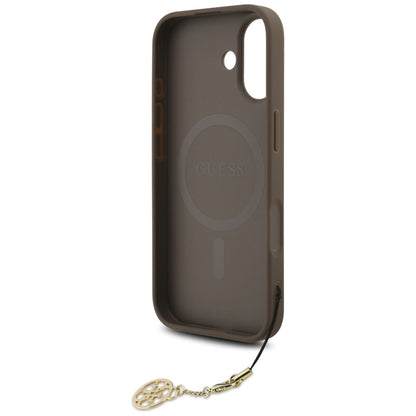 Guess 4G Charms Collection MagSafe case for iPhone 17 - brown_5