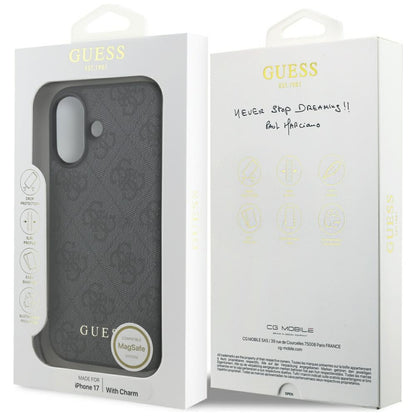 Guess 4G Charms Collection MagSafe case for iPhone 17 - black_6