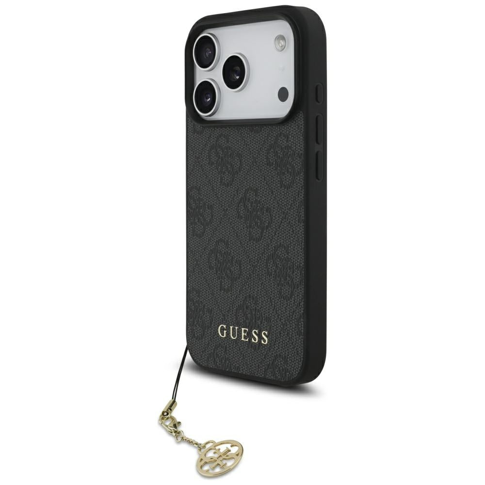 Guess 4G Charms Collection MagSafe case for iPhone 17 Pro - black_0