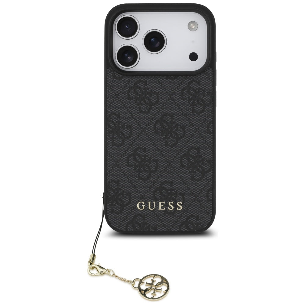 Guess 4G Charms Collection MagSafe case for iPhone 17 Pro - black_1