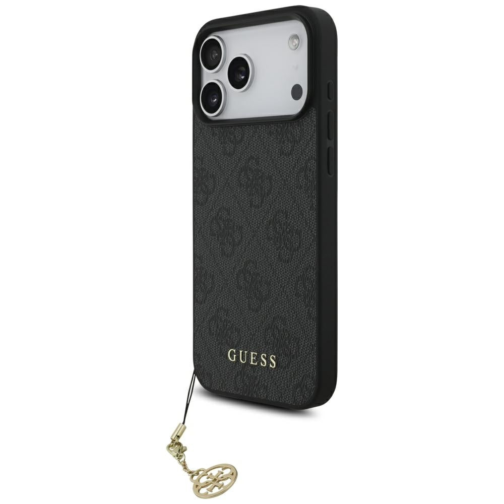 Guess 4G Charms Collection MagSafe case for iPhone 17 Pro Max - black_0