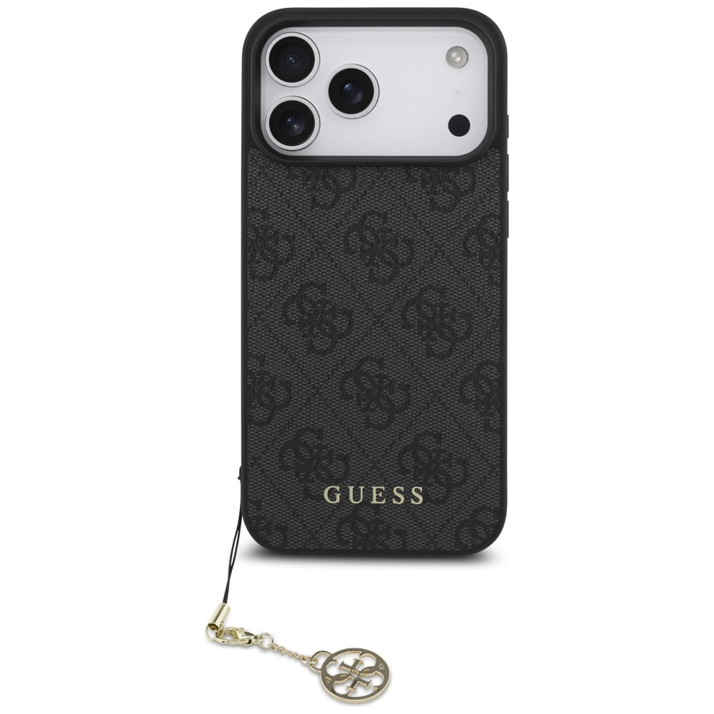 Guess 4G Charms Collection MagSafe case for iPhone 17 Pro Max - black_1
