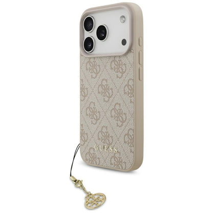 Guess 4G Charms Collection MagSafe Case for iPhone 17 Pro - Pink_0