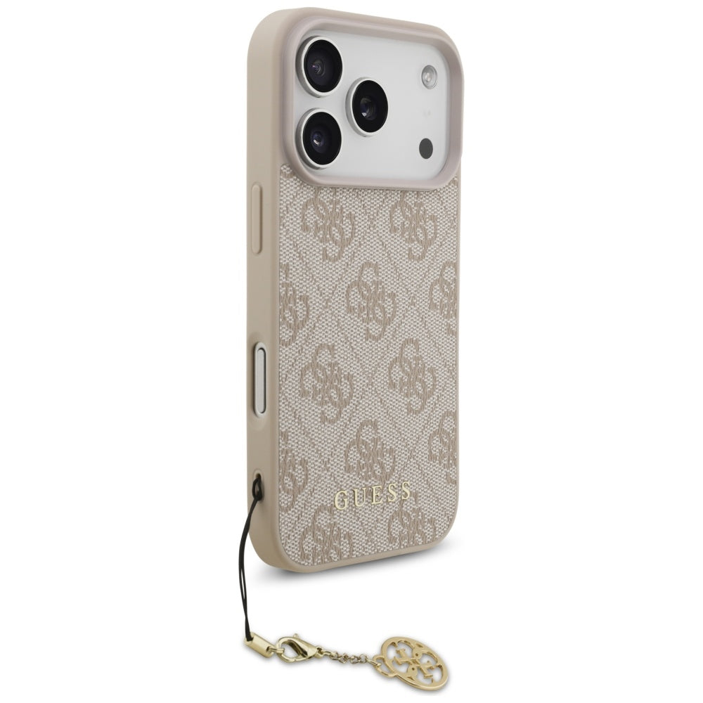Guess 4G Charms Collection MagSafe Case for iPhone 17 Pro - Pink_2