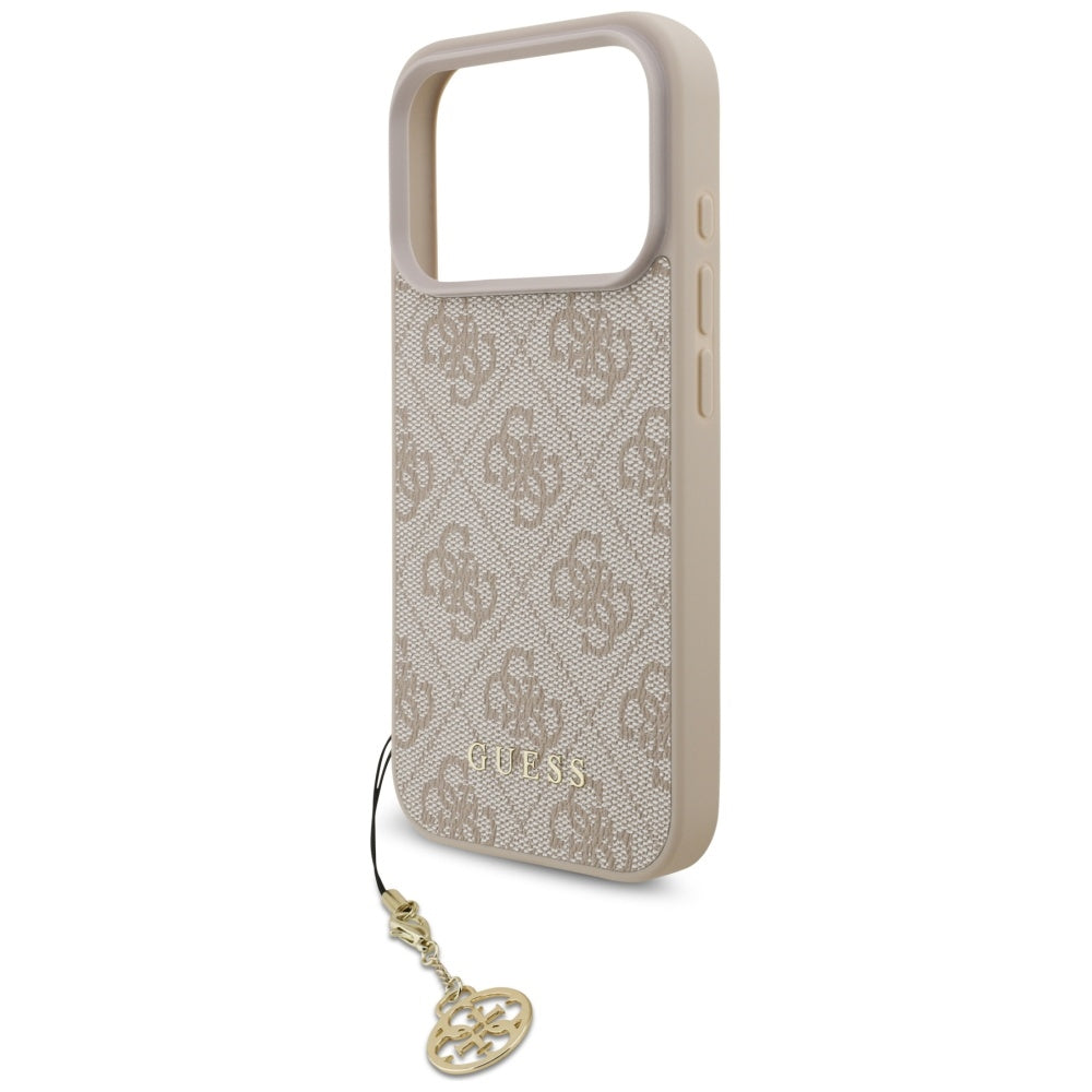 Guess 4G Charms Collection MagSafe Case for iPhone 17 Pro - Pink_4