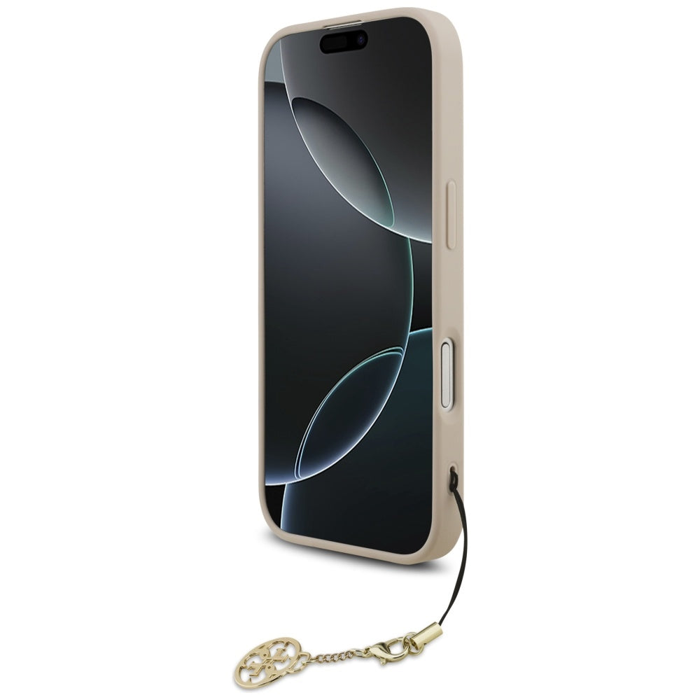 Guess 4G Charms Collection MagSafe Case for iPhone 17 - Pink_3