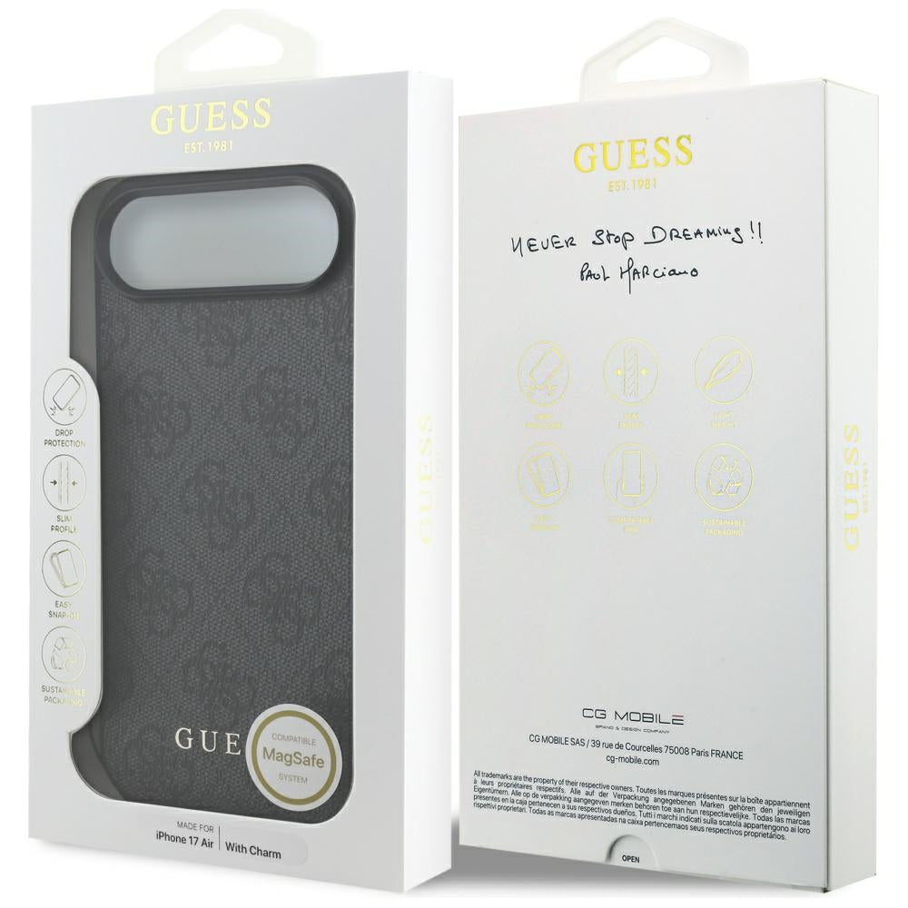 Guess 4G Charms Collection MagSafe case for iPhone Air - black_6