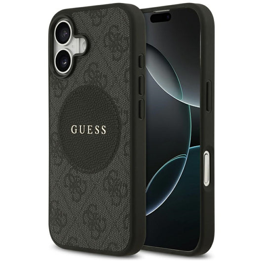 Guess 4G Circle Classic Logo MagSafe case for iPhone 17 - black_0