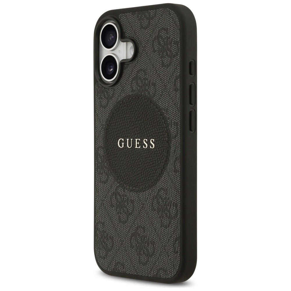 Guess 4G Circle Classic Logo MagSafe case for iPhone 17 - black_1