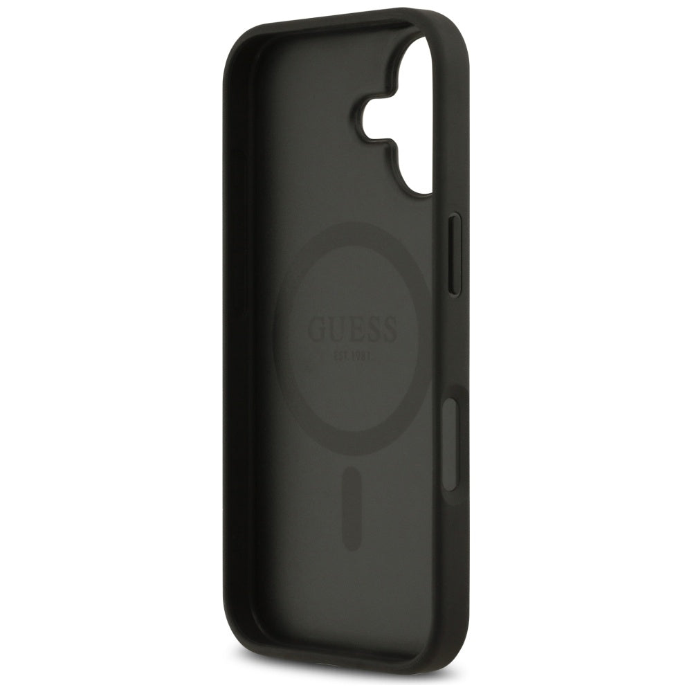 Guess 4G Circle Classic Logo MagSafe case for iPhone 17 - black_6