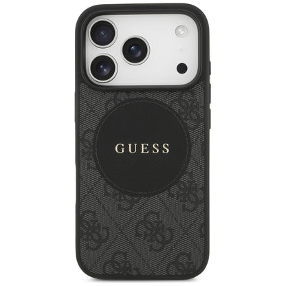 Guess 4G Circle Classic Logo MagSafe case for iPhone 17 Pro - black_2