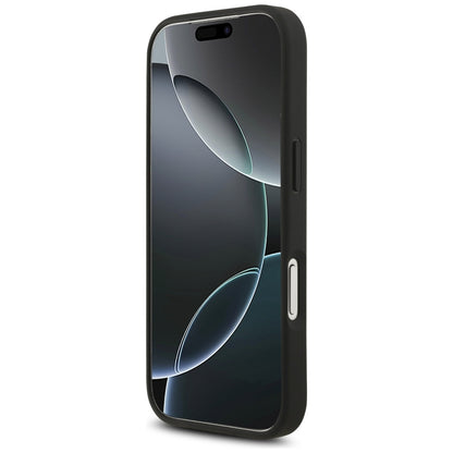 Guess 4G Circle Classic Logo MagSafe case for iPhone 17 Pro - black_4